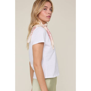 The Giddy Up Embroidered Knit Tee