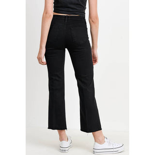 The Sicily Scissor Cut Black Jean - Made in USA