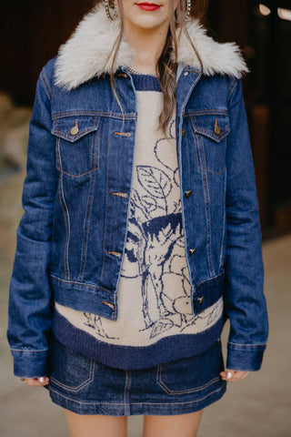 God Bless the Horses Denim Jacket
