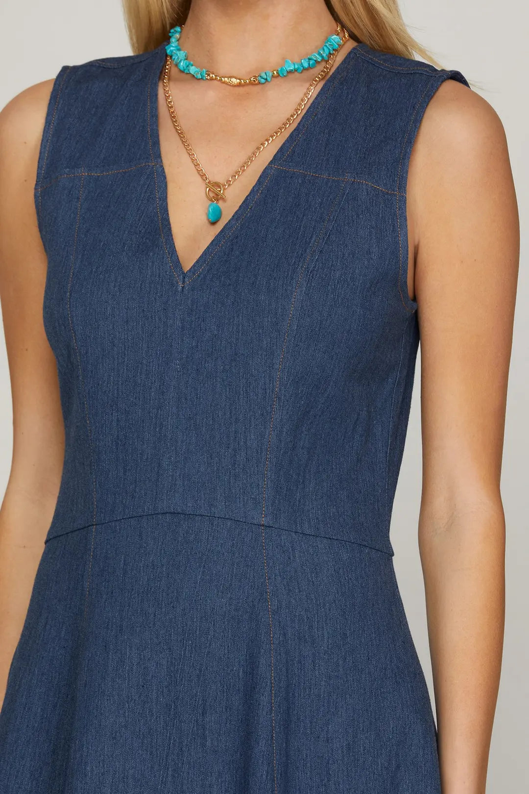 The Tess Classic Denim Dress