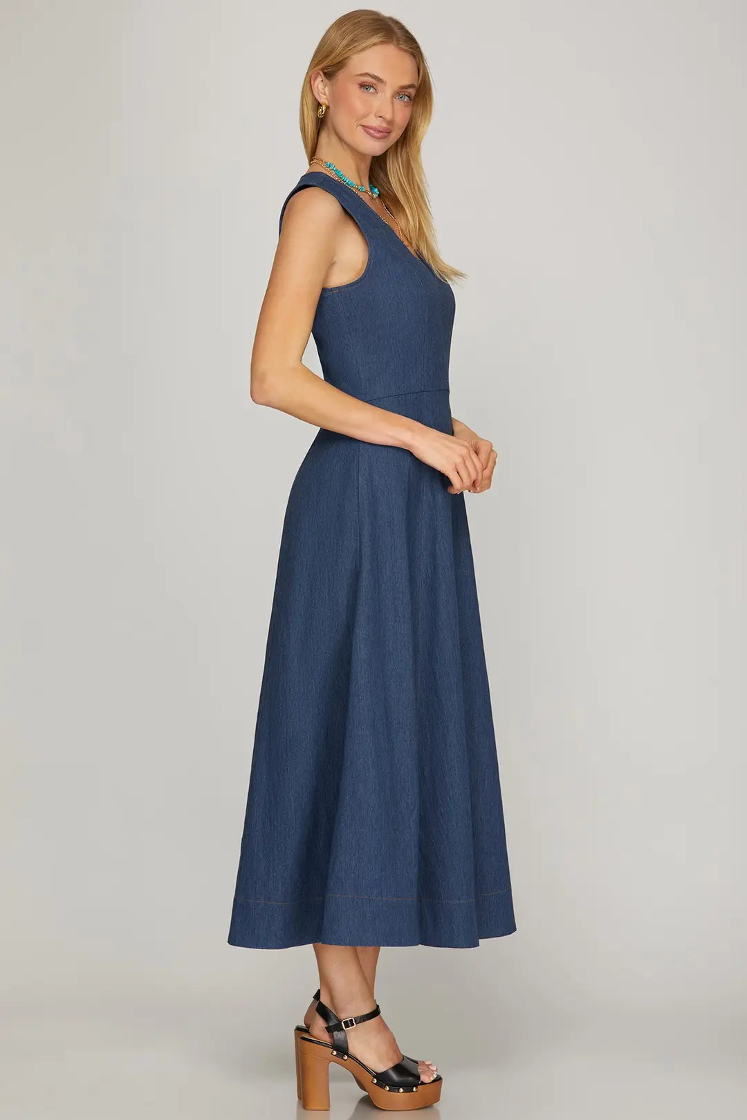 The Tess Classic Denim Dress