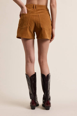 The Kimberly Suede Wide Leg Casual Shorts