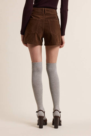 The Kimberly Suede Wide Leg Casual Shorts