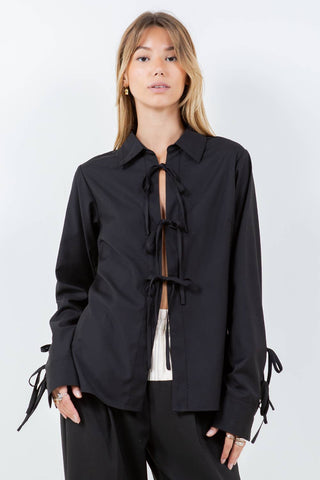 The Bow Tie Details Shirt