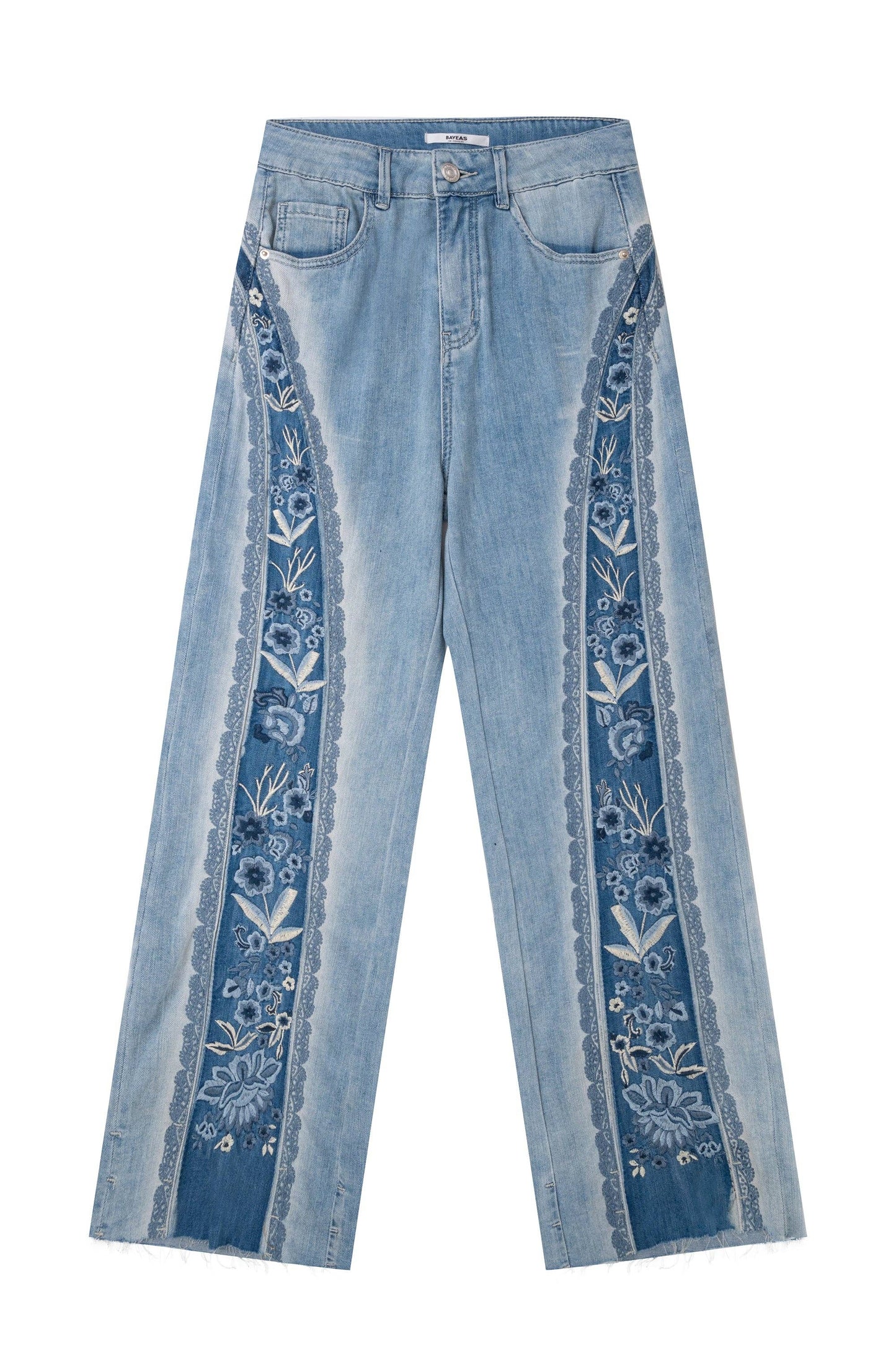 The Meadow Bloom Embroidered Jeans