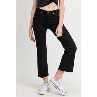 The Sicily Scissor Cut Black Jean - Made in USA