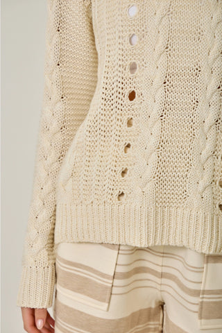 The Marley Cable Knit Hoodie