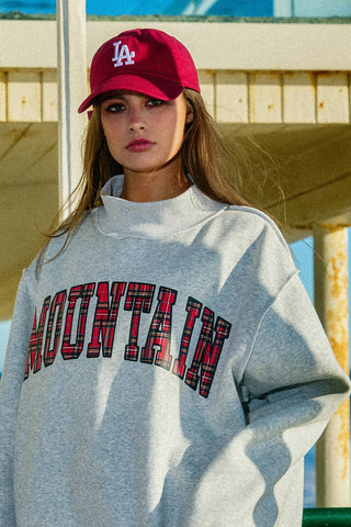 The Mountain & Lake Reversible Mock-Neck Sweatshirt