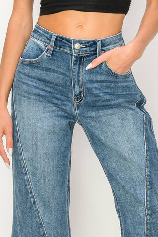 The Sierra High Rise Color Flare Jeans