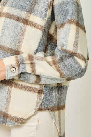 The Blaze Plaid Shirt Jacket