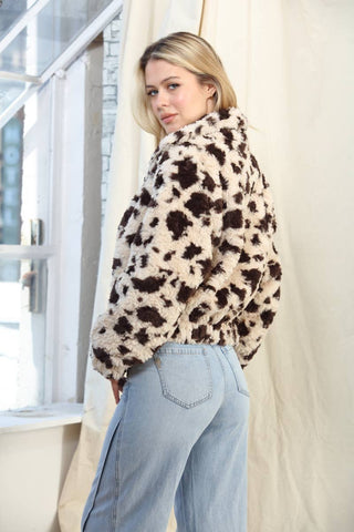 The Wild Hearted Cow Print Jacket