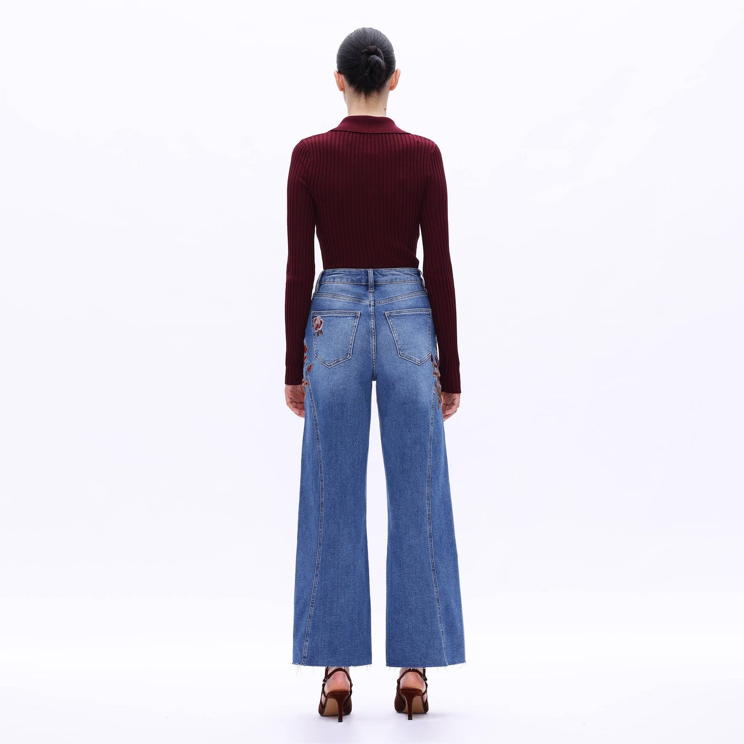 The Renee Embroidered Jeans