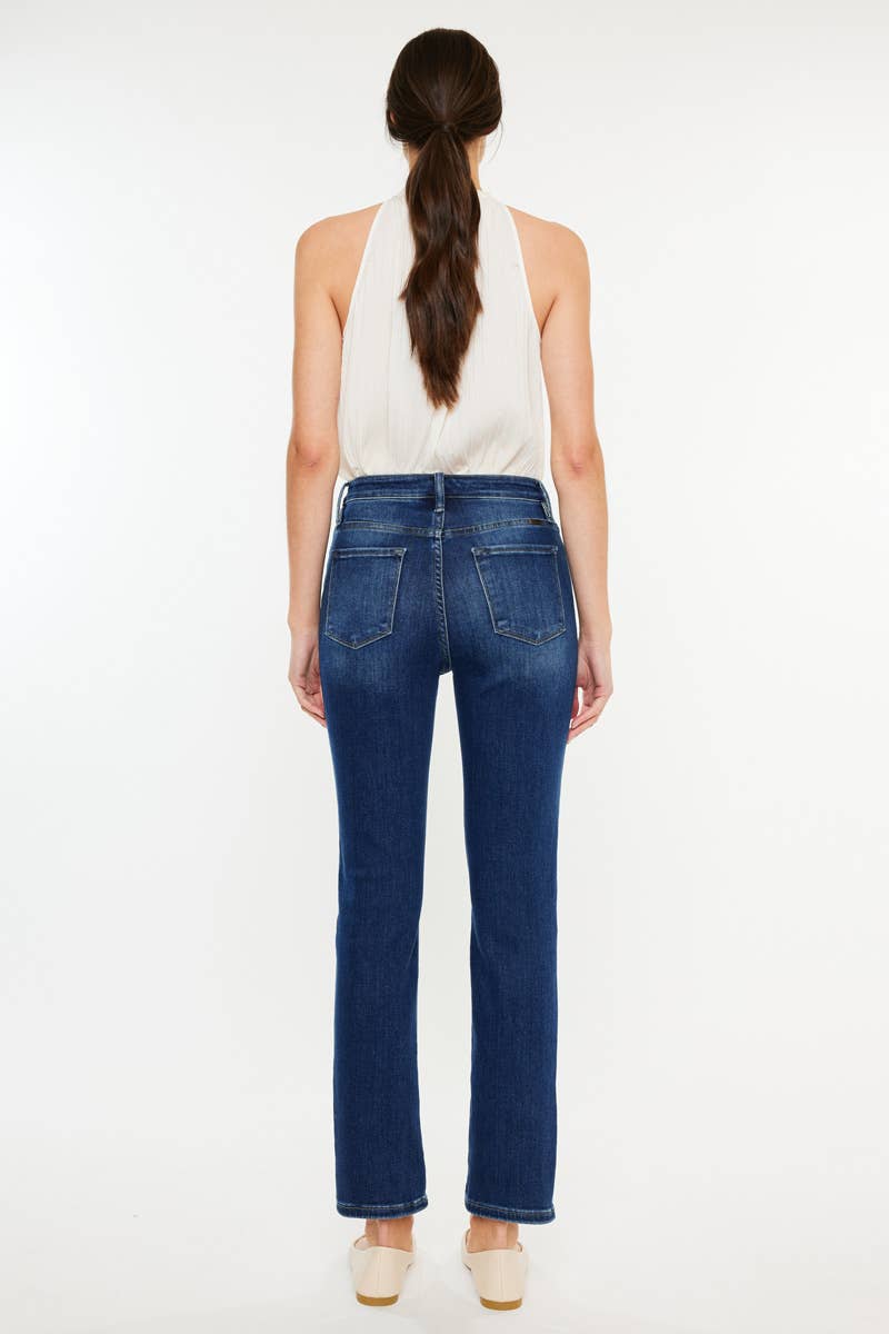 The Carol High Rise Slim Straight Jeans