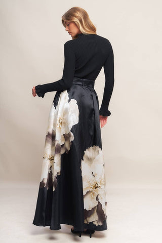 The Genevieve Floral Maxi Skirt