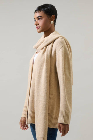 The Driftwood Scarf Cardigan