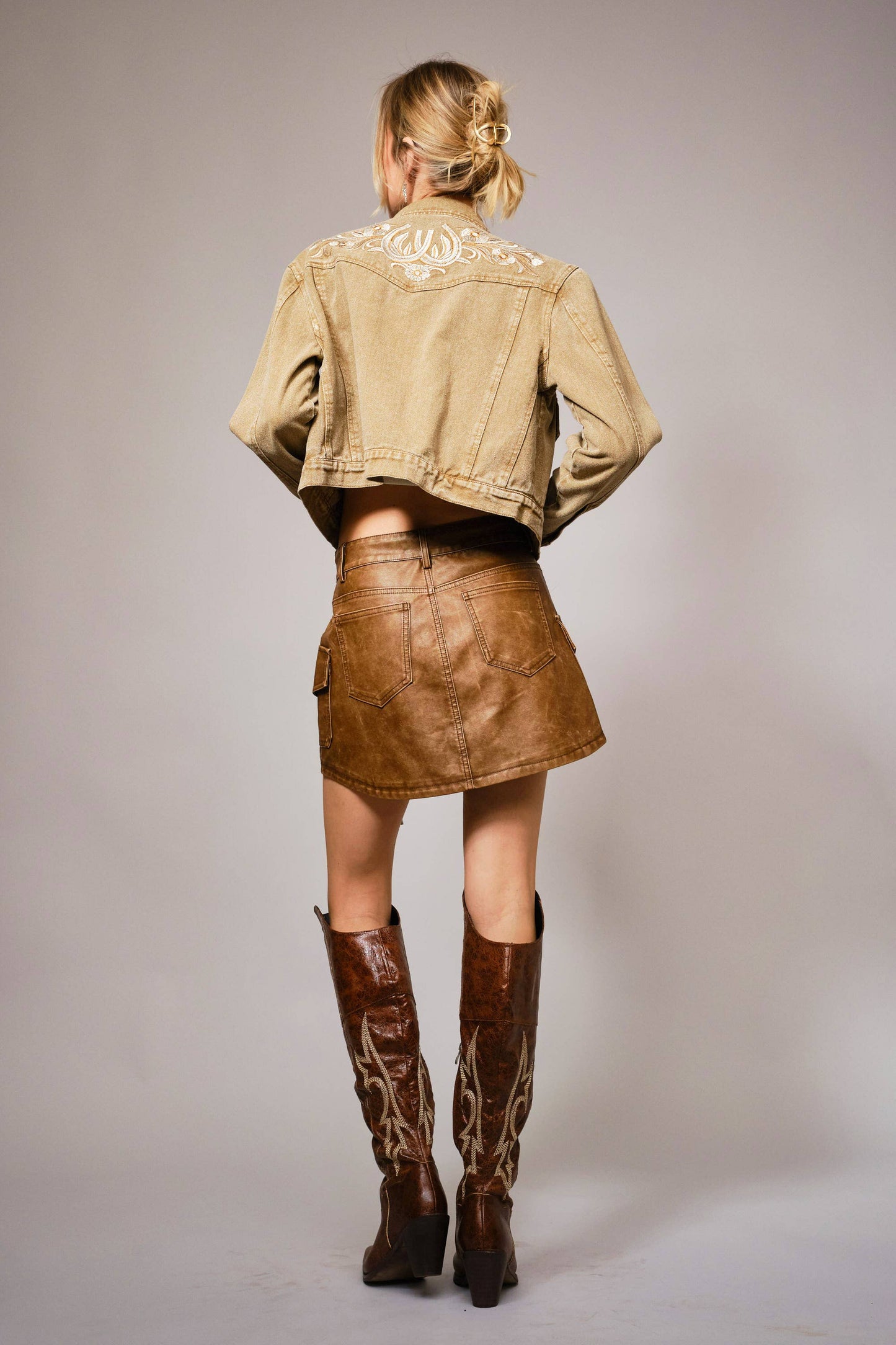 The Madison Embroidered Denim Jacket