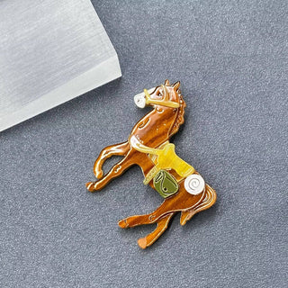 Horse Acrylic Brooch