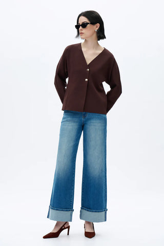 The Odessa Wide Cuff Jean