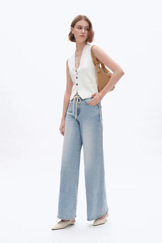 High Rise Drawstring Baggy