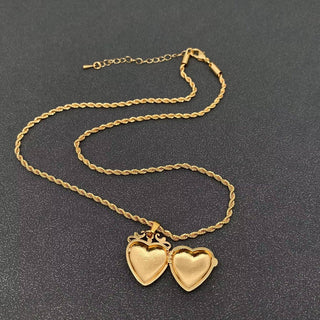 The Floral Heart Locket Necklace