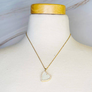 The Shell Heart Locket Necklace