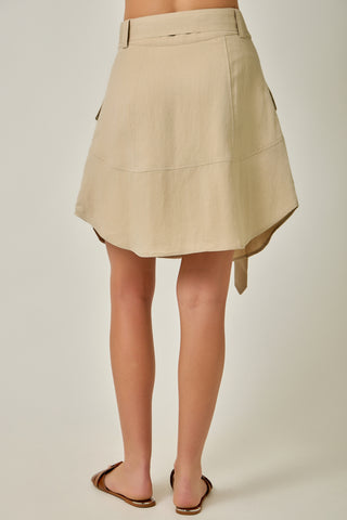 Cargo Belted Skirt