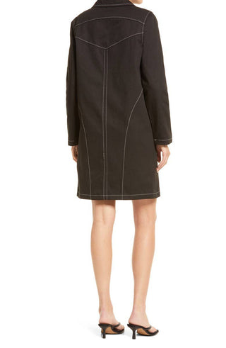 The Lexi Long Line Cotton Drill Jacket