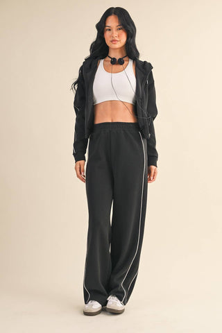 The Chic Zip-Up Hoodie Set