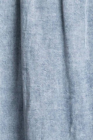 The Gracie Denim Tencel Button-Front Maxi Dress