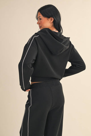 The Chic Zip-Up Hoodie Set