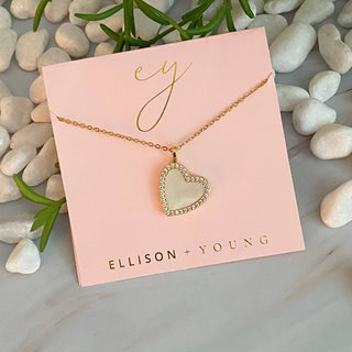 The Shell Heart Locket Necklace