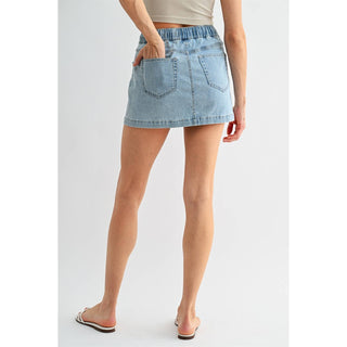 The Getaway Mini Skirt - Cruise