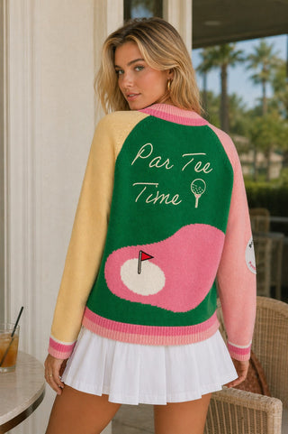 The Par Tee Time Golf Cardigan