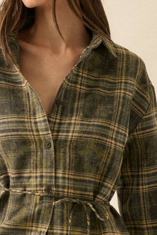 The Saddle Creek Plaid Romper