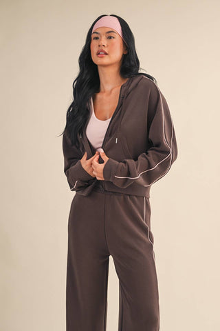 The Chic Zip-Up Hoodie Set