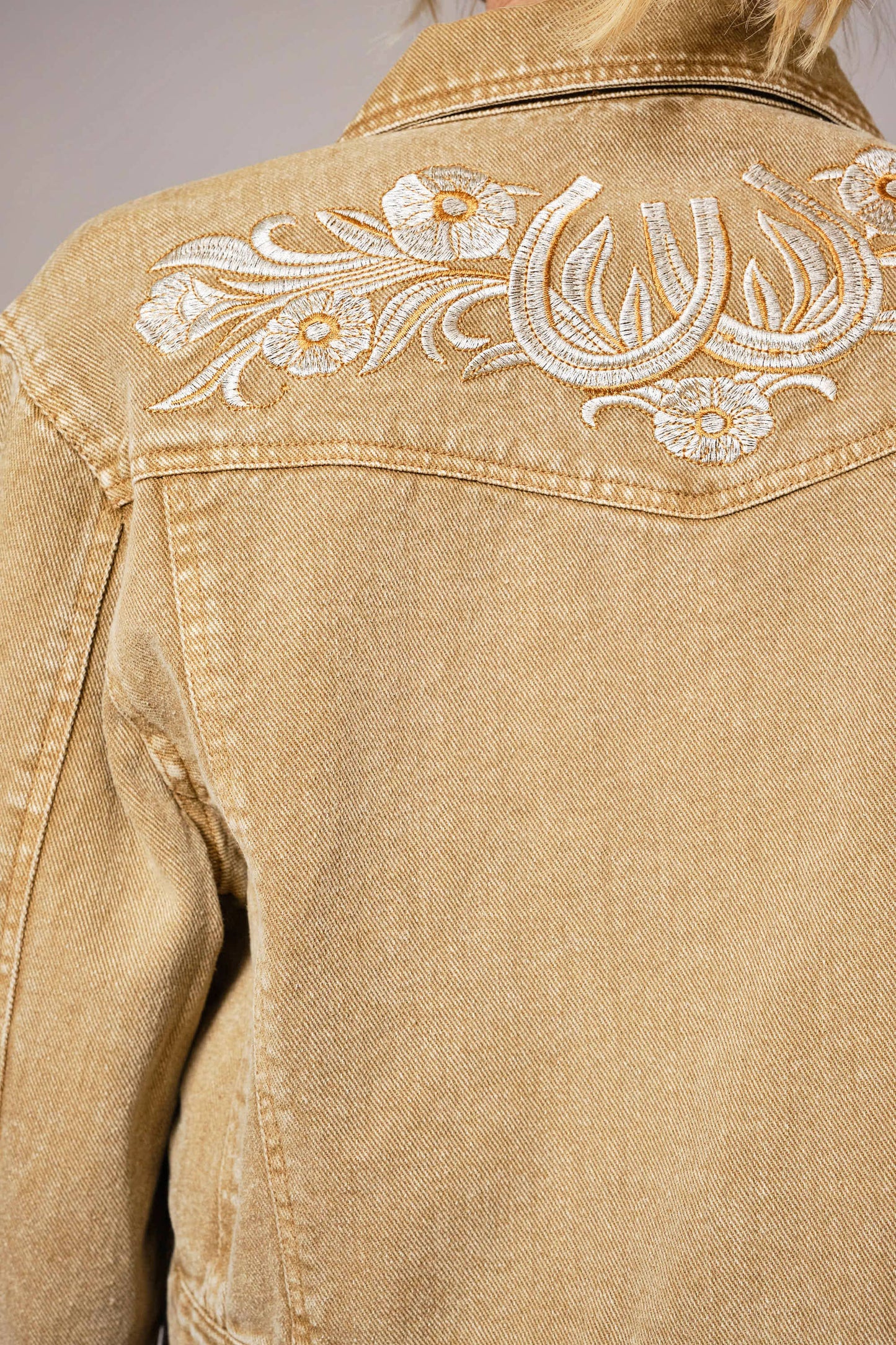 The Madison Embroidered Denim Jacket