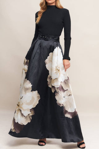 The Genevieve Floral Maxi Skirt
