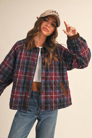 The Crossroads Quilted Plaid Jacket