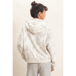 The Tree Camouflage Hoodie with Kangaroo Pocket