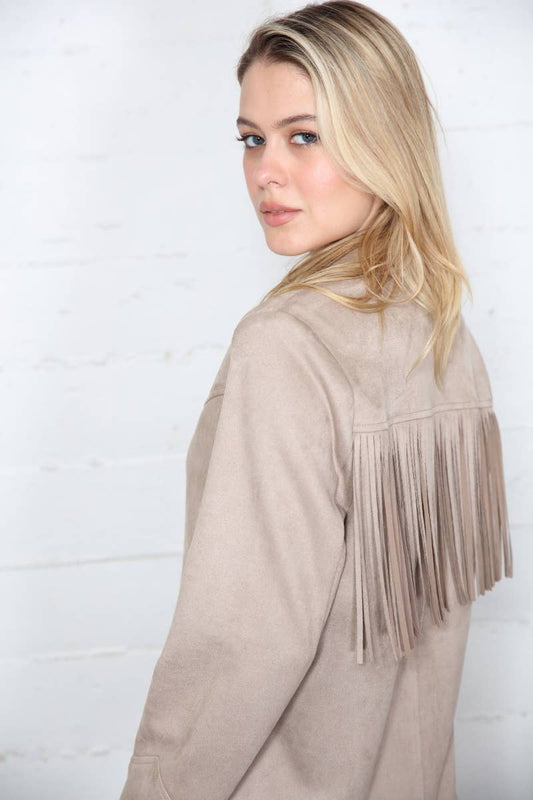 The Loretta Western Fringe Blazer
