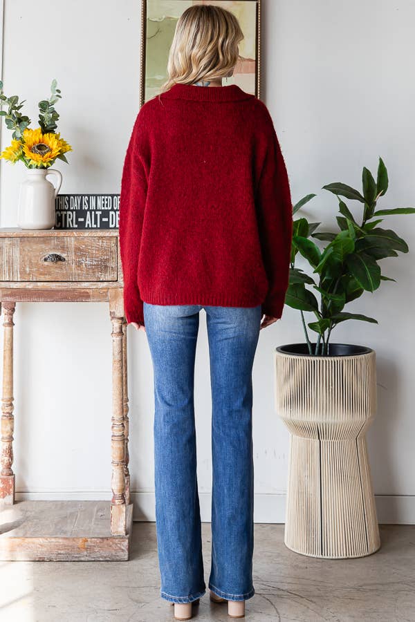 The Hadley Floral Knit Sweater