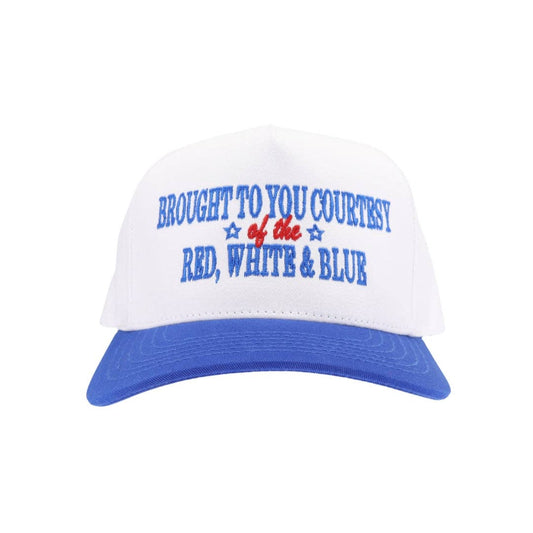 Brought to you Courtesy Embroidered Trucker Hat