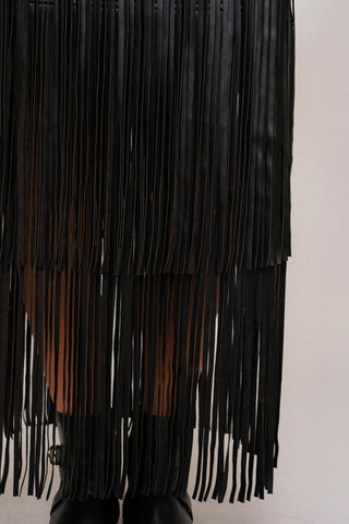 The Statement Fringe Maxi Skirt
