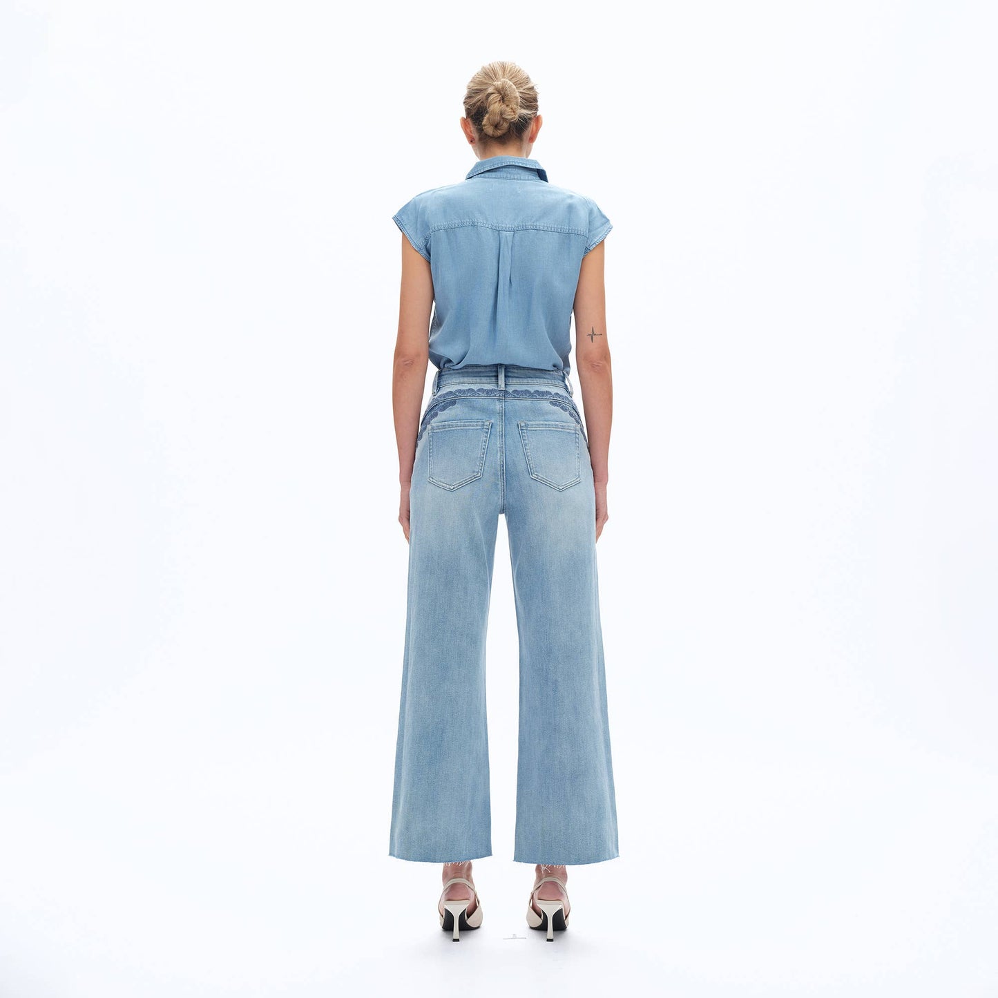 The Meadow Bloom Embroidered Jeans