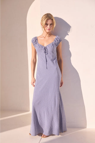 Gingham Maxi Dress
