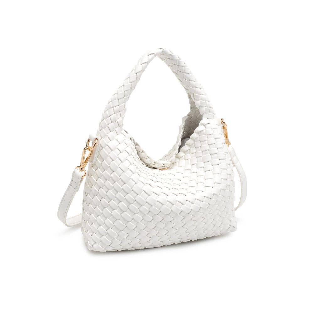 Jessamine Woven Vegan Leather Crossbody
