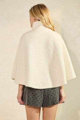The Spencer Wool Blend Cape