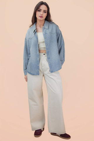 The Layne Denim Shirt Jacket