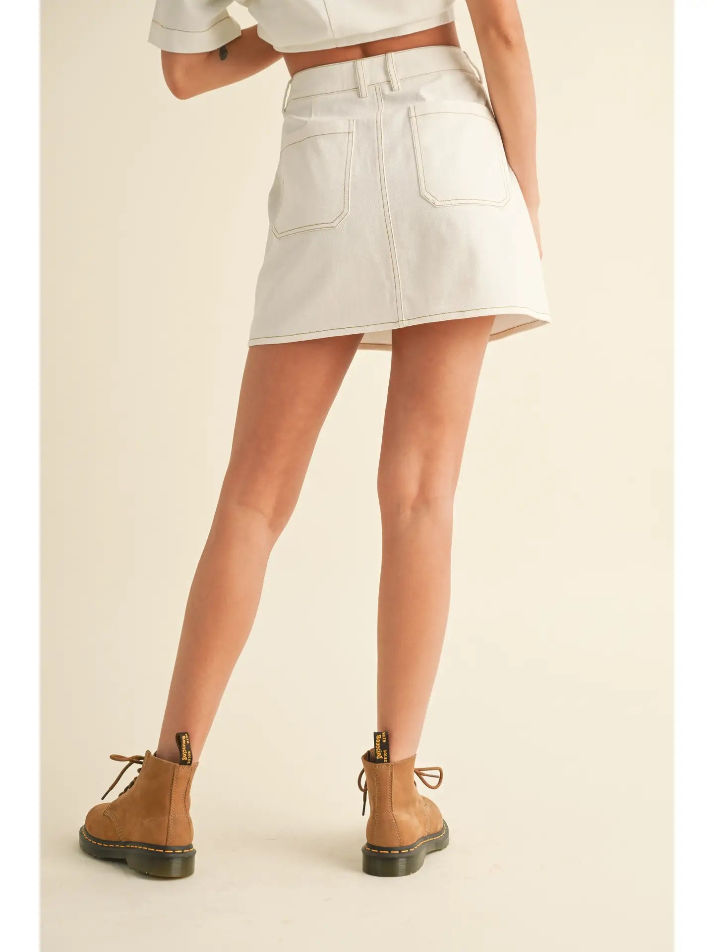 The Carley Stretch Top and Skirt Set