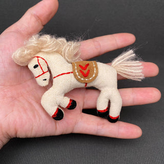 Horse Linen-cotton Cloth Cartoon Brooch